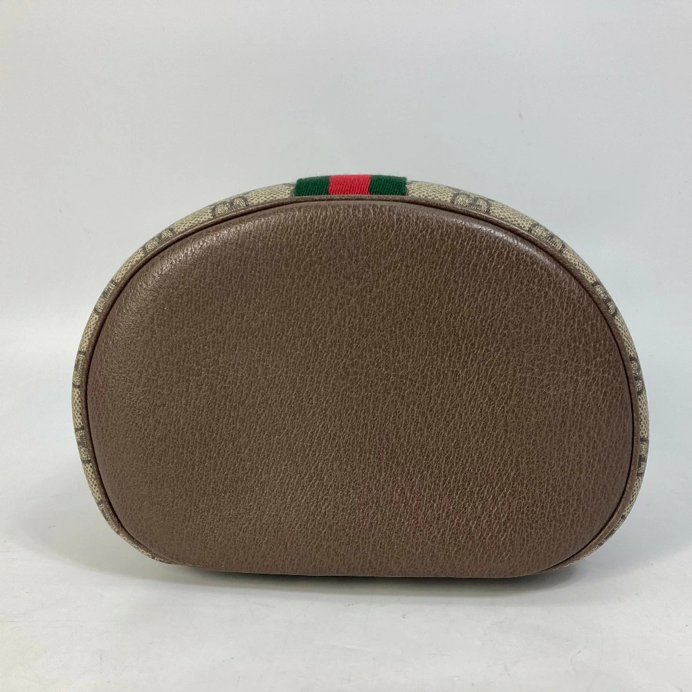 Gucci Ophidia Handbag Case Cosmetic GG Sherry Bag Mirror Vanity Beige Supreme - Picture 7 of 15